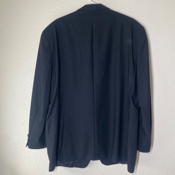 Ralph‎ Ralph Lauren Wool Blazer Jacket Mens 47R Black Woolmark Career - Picture 9 of 16